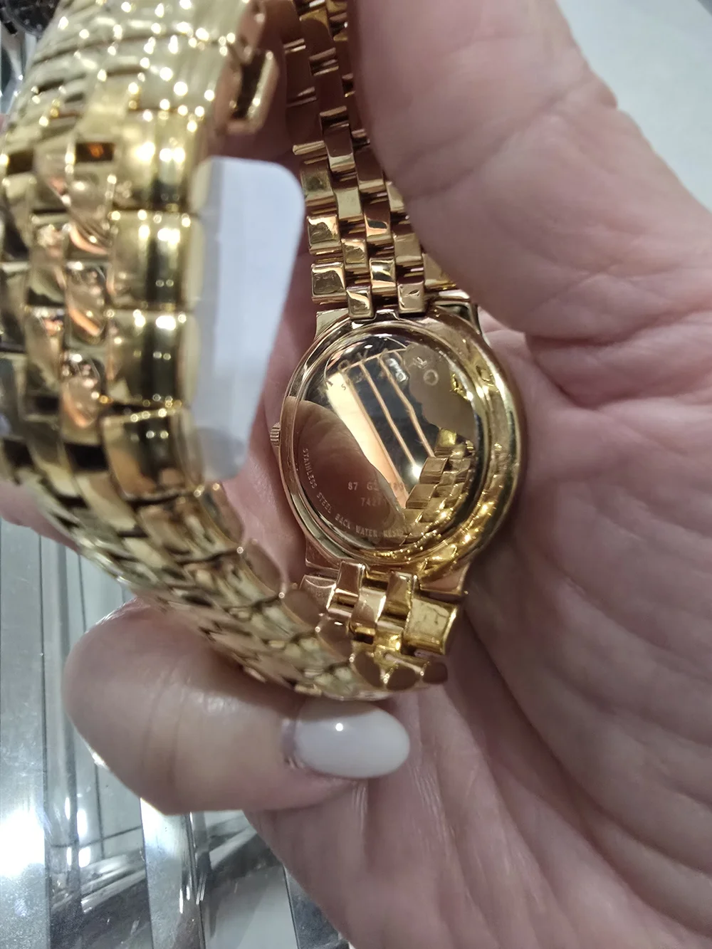 Movado Classic Museum Gold-Tone Watch with Black Dial